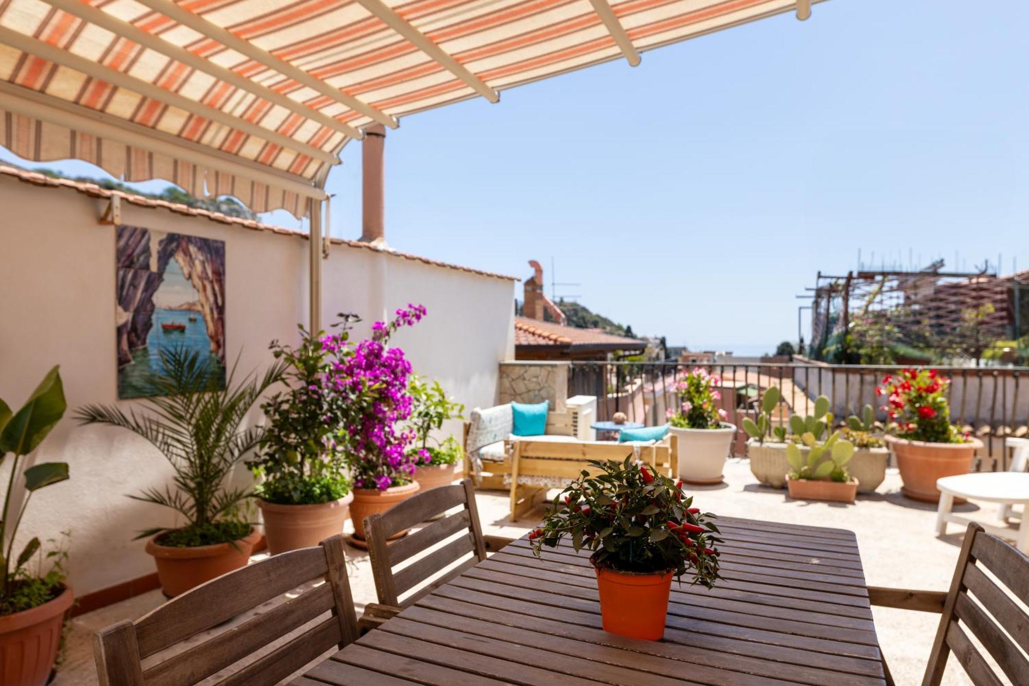 Medusa Exclusive Rooftop Taormina Leilighet Eksteriør bilde