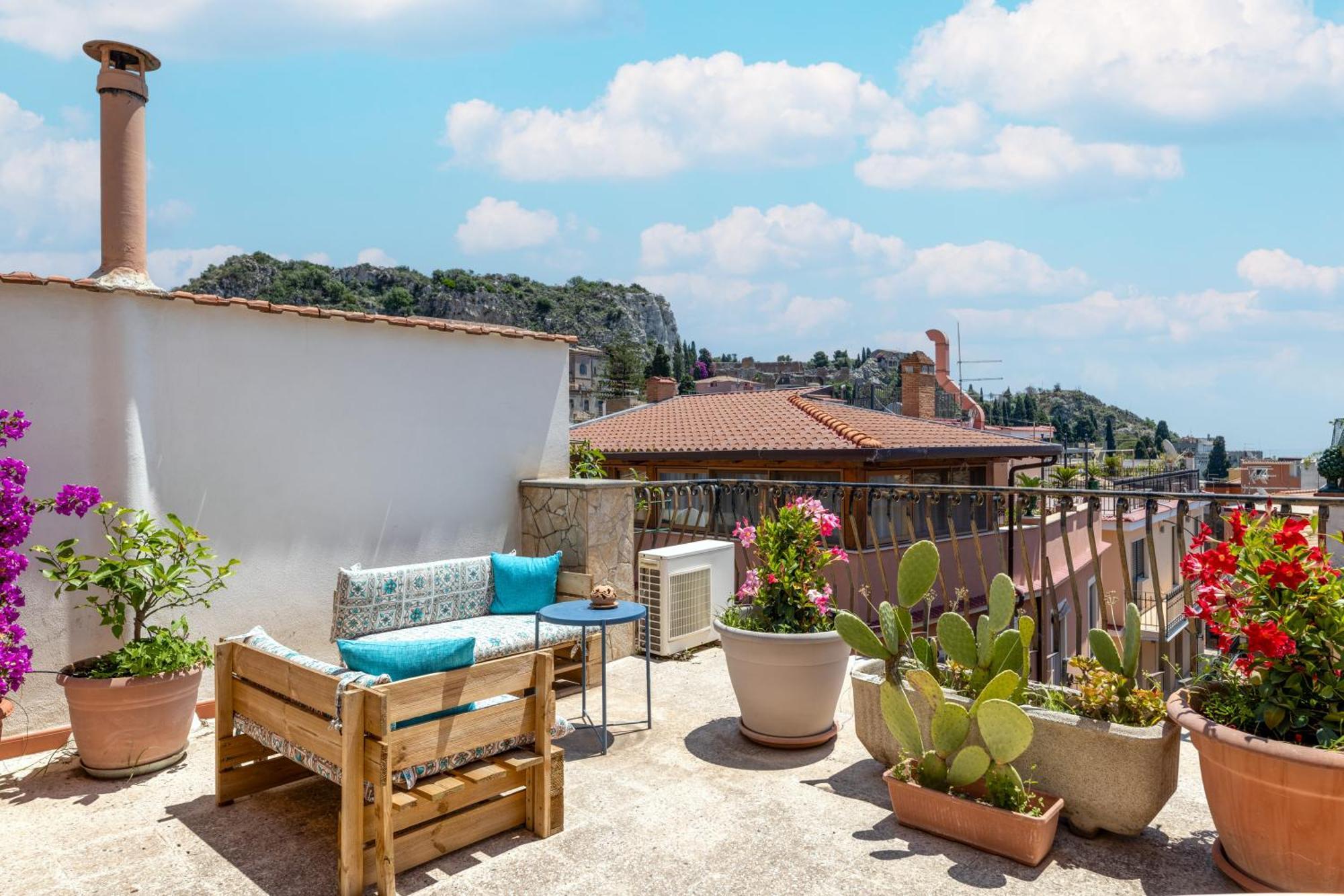 Medusa Exclusive Rooftop Taormina Leilighet Eksteriør bilde
